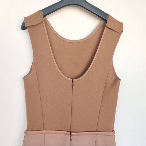 Chloe Wool Sleeveless Camel Dress Size 34 US 2 - Picture 10 of 16